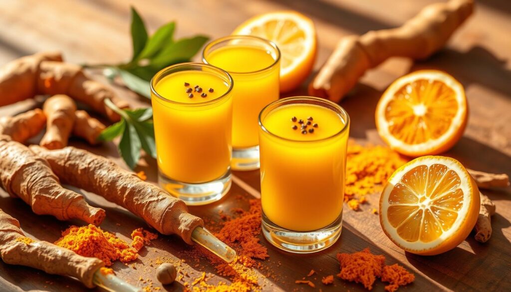 golden turmeric shots