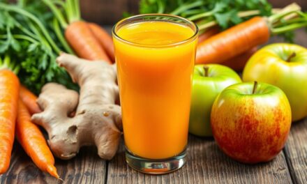Healthy Carrot Ginger Apple Juice Recipe