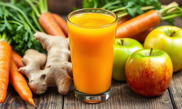 Healthy Carrot Ginger Apple Juice Recipe