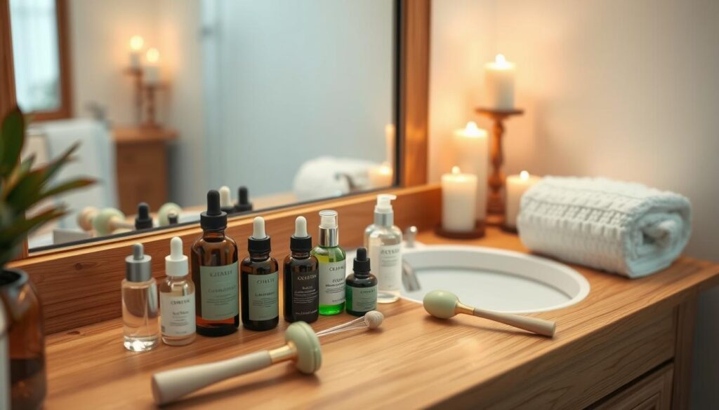 anti-aging facial routine