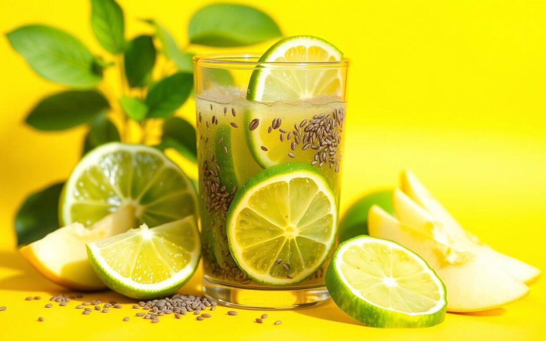 Fat-Burning Juice: Chia Seed, Lime and Apple Blend
