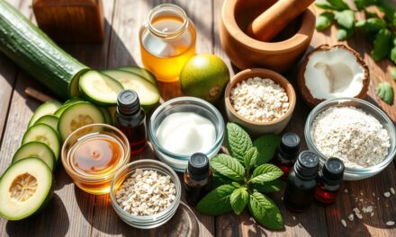 Natural Skincare Routine with Kitchen Ingredients
