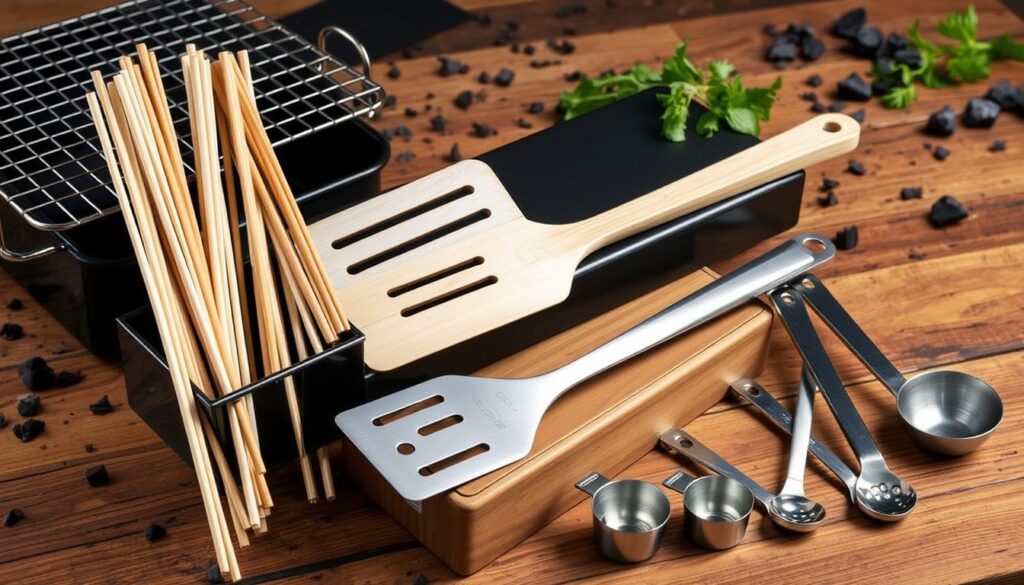 charcoal cooking tools