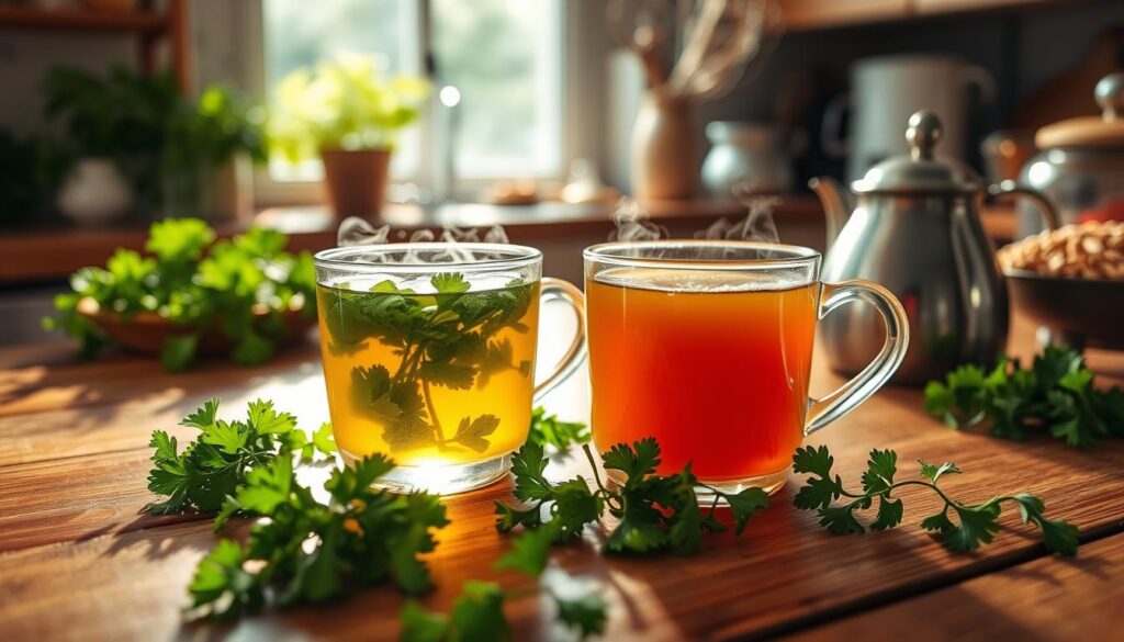 parsley tea digestion