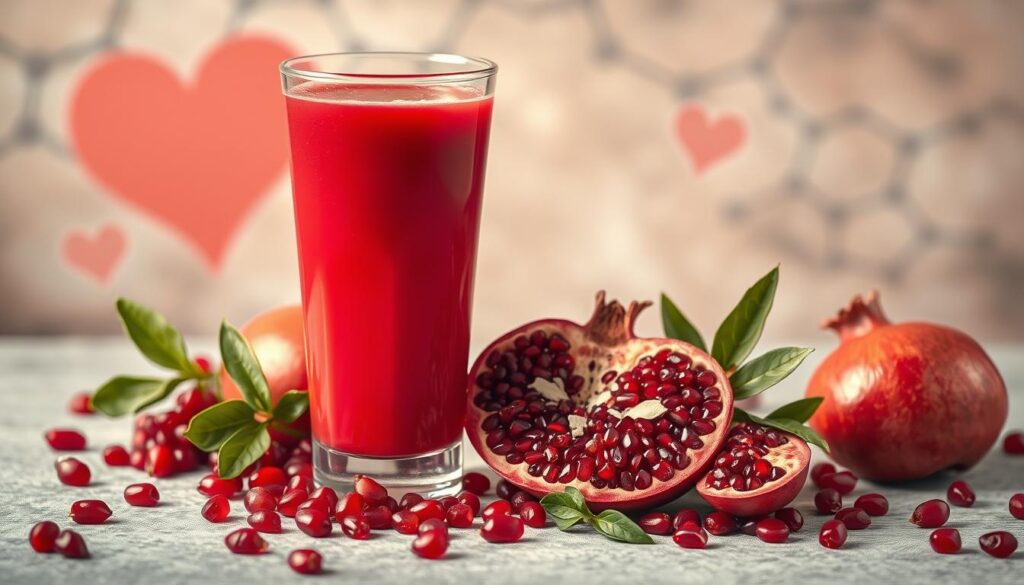 pomegranate juice and cholesterol