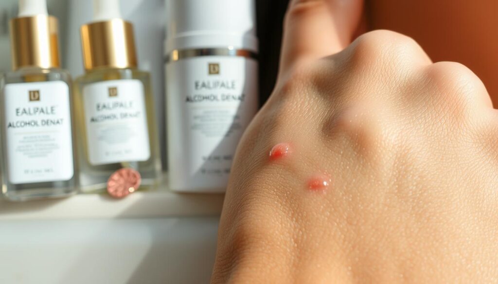 alcohol denat skin concerns