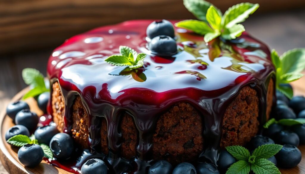 blueberry topping