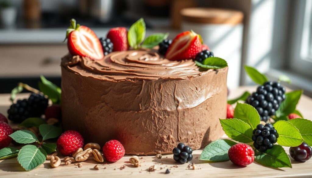 vegan cake baking